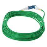Picture of 1m LC (Male) to LC (Male) Green OS2 Duplex Fiber OFNR (Riser-Rated) Patch Cable