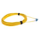 Picture of 36m LC (Male) to LC (Male) OS2 Straight Yellow Duplex Fiber OFNR (Riser-Rated) Patch Cable