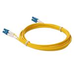 Picture of 7m LC (Male) to LC (Male) OS2 Straight Yellow Duplex Fiber LSZH Patch Cable