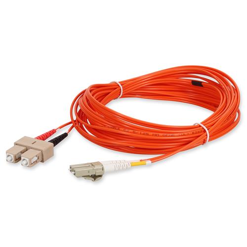 Picture for category 5m HP® 221691-B22 Compatible LC (Male) to SC (Male) OM1 Straight Orange Duplex Fiber OFNR (Riser-Rated) Patch Cable