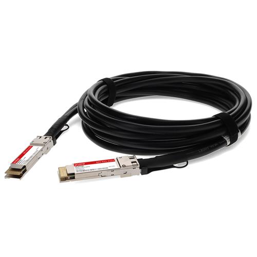 Picture of Dell® 470-ACTP Compatible TAA 200GBase-CU QSFP-DD to QSFP-DD Direct Attach Cable (Passive Twinax, 50cm)