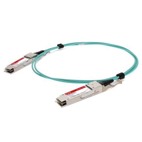 Picture for category Dell® Compatible TAA 200GBase-AOC QSFP-DD to QSFP-DD Active Optical Cable (850nm, MMF, 5m)