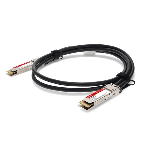 Picture of Arista Networks® CAB-D-D-400G-2M Compatible TAA 400GBase-CU QSFP-DD to QSFP-DD Direct Attach Cable (Passive Twinax, 2m)