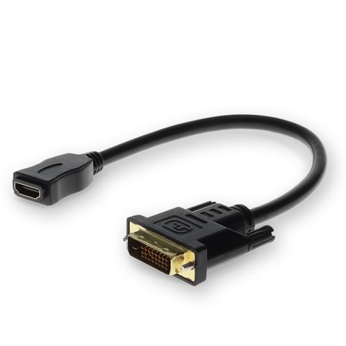 Picture for category DVI-D Dual Link (24+1 pin) Male to HDMI 1.3 Female Black Adapter Max Resolution Up to 2560x1600 (WQXGA)