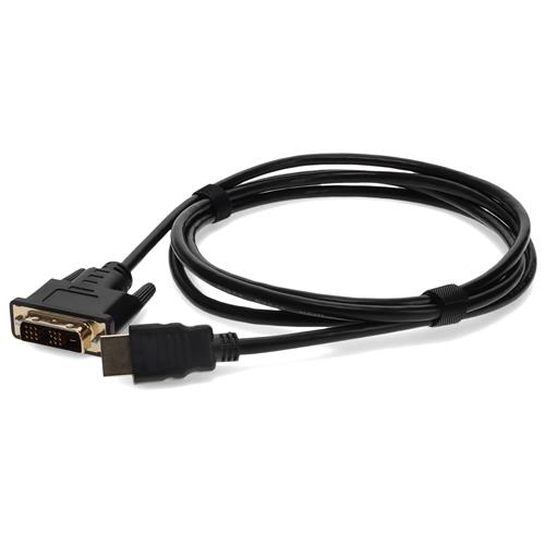 Picture for category 5PK 6ft HDMI 1.3 Male to DVI-D Single Link (18+1 pin) Male Black Cables Max Resolution Up to 1920x1200 (WUXGA)