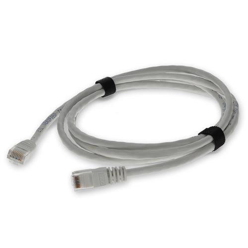 Picture of 50cm RJ-45 (Male) to RJ-45 (Male) Cat5e Straight Booted, Snagless White UTP Copper PVC Patch Cable
