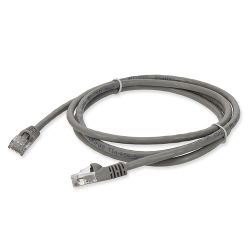 Picture for category 1.5m RJ-45 (Male) to RJ-45 (Male) Cat5e Straight Booted, Snagless Gray UTP Copper PVC Patch Cable