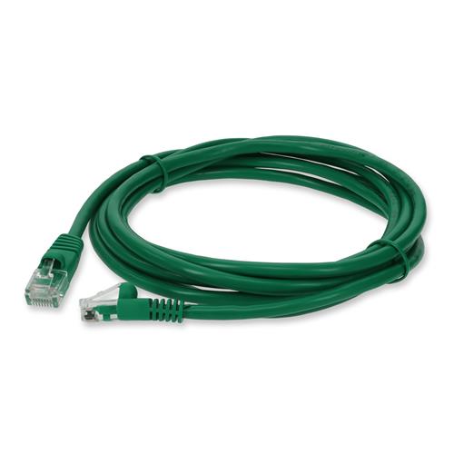 Picture of 10ft RJ-45 (Male) to RJ-45 (Male) Cat5e Straight Green UTP Copper PVC Patch Cable