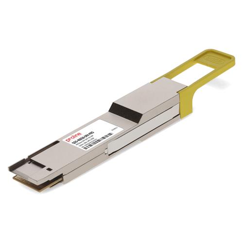 Picture of MSA and TAA Compliant 400GBase-DR4 QSFP-DD Transceiver (SMF, 1310nm, 500m, DOM, 0 to 70C, MPO)
