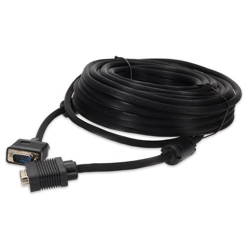 Picture of 50ft VGA Male to Male Black Cable Max Resolution Up to 1920x1200 (WUXGA)