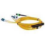 Picture of 1.5m MPO (Female) to 8xLC (Male) 8-strand OS2 Fiber LSZH Fanout Cable