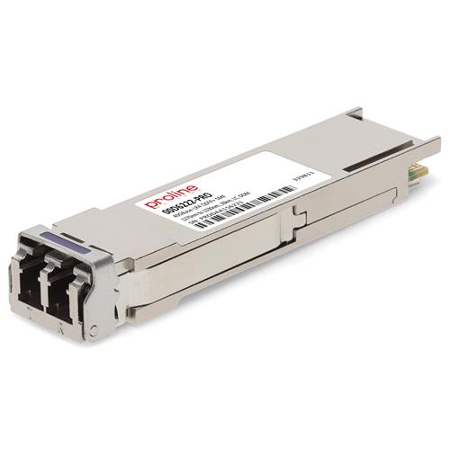 Picture of IBM® 00D6222 Compatible TAA Compliant 40GBase-LR4 QSFP+ Transceiver (SMF, 1270nm to 1330nm, 10km, DOM, LC)