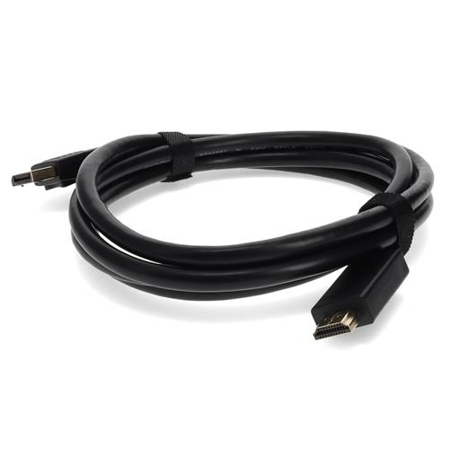Picture for category 15ft DisplayPort Male to HDMI Male Black Cable Requires DP++ Max Resolution Up to 2560x1600 (WQXGA)