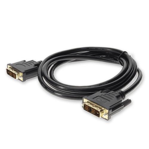Picture of 15ft DVI-D Single Link (18+1 pin) Male to Male Black Cable Max Resolution Up to 1920x1200 (WUXGA)
