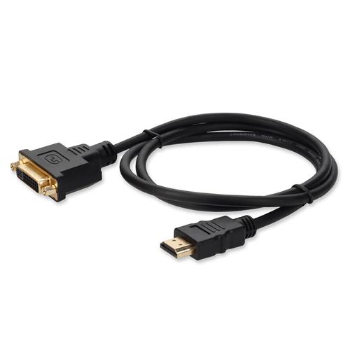 Picture for category 8in HDMI 1.3 Male to DVI-D Dual Link (24+1 pin) Female Black Cable Max Resolution Up to 2560x1600 (WQXGA)