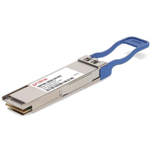 Picture of MSA and TAA 100GBase-LR4 QSFP28 Transceiver (SMF, 1295nm to 1309nm, 10km, LC, DOM)