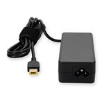 Picture of Lenovo® 0A36258 Compatible 65W 20V at 3.25A Black Slim Tip Laptop Power Adapter and Cable