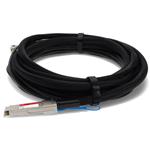 Picture of Dell® 470-AAXG Compatible TAA Compliant 40GBase-CU QSFP+ to 4xSFP+ Direct Attach Cable (Passive Twinax, 3m)