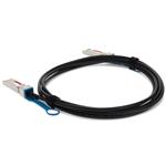 Picture of Brocade® (Formerly) 58-1000027-01 Compatible TAA Compliant 10GBase-CU SFP+ to SFP+ Direct Attach Cable (Active Twinax, 3m)