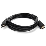 Picture of 10ft DisplayPort Male to HDMI Male Black Cable Requires DP++ Max Resolution Up to 2560x1600 (WQXGA)