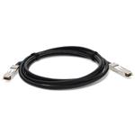 Picture of Brocade® (Formerly) Compatible TAA 100GBase-CU QSFP28 to QSFP28 Direct Attach Cable (Passive Twinax, 1m)