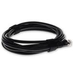 Picture of 10ft RJ-45 (Male) to RJ-45 (Male) Cat5e Straight Black UTP Copper PVC Patch Cable