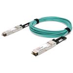 Picture of Cisco® QSFP-40G-SR4 to Dell® 407-BBOI Compatible TAA 40GBase-AOC QSFP+ Active Optical Cable (850nm, MMF, 15m)