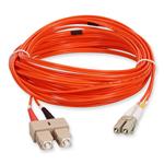 Picture of 3m LC (Male) to SC (Male) OM1 Straight Orange Fiber OFNR (Riser-Rated) Patch Cable